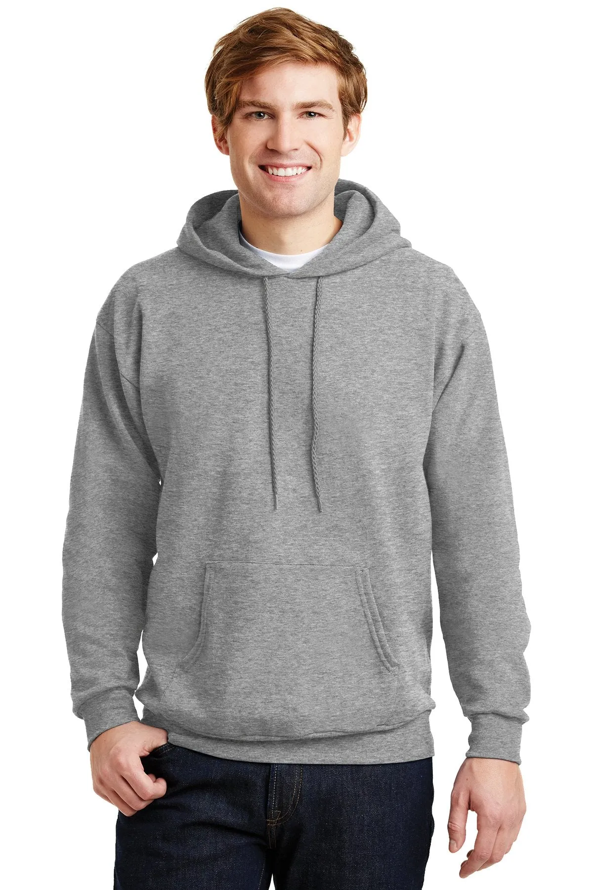 Hanes Ecosmart Pullover Hooded Sweatshirt P170 Light Steel