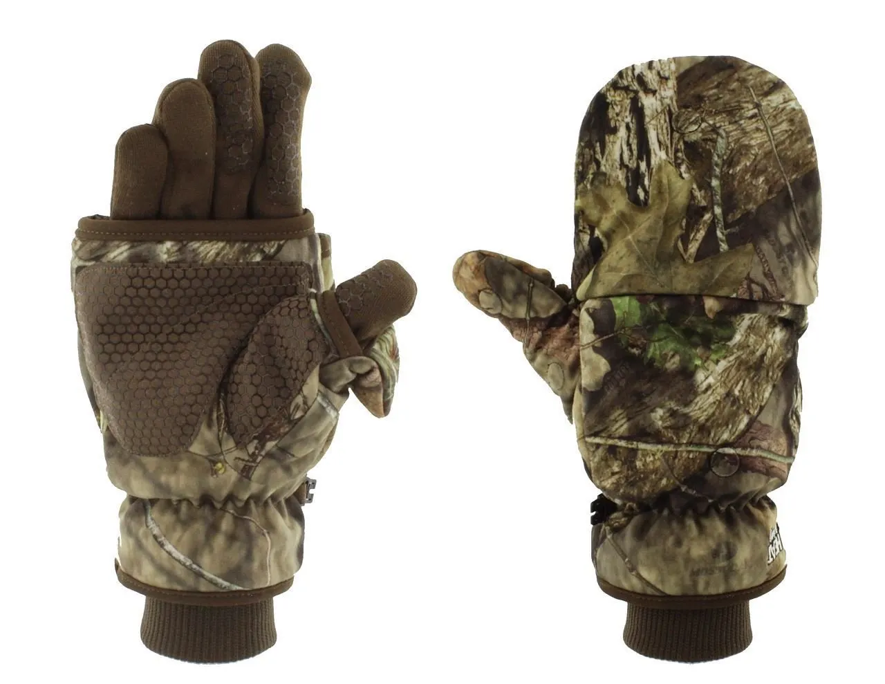 Heated Deluxe Pop-Top Mittens with liner