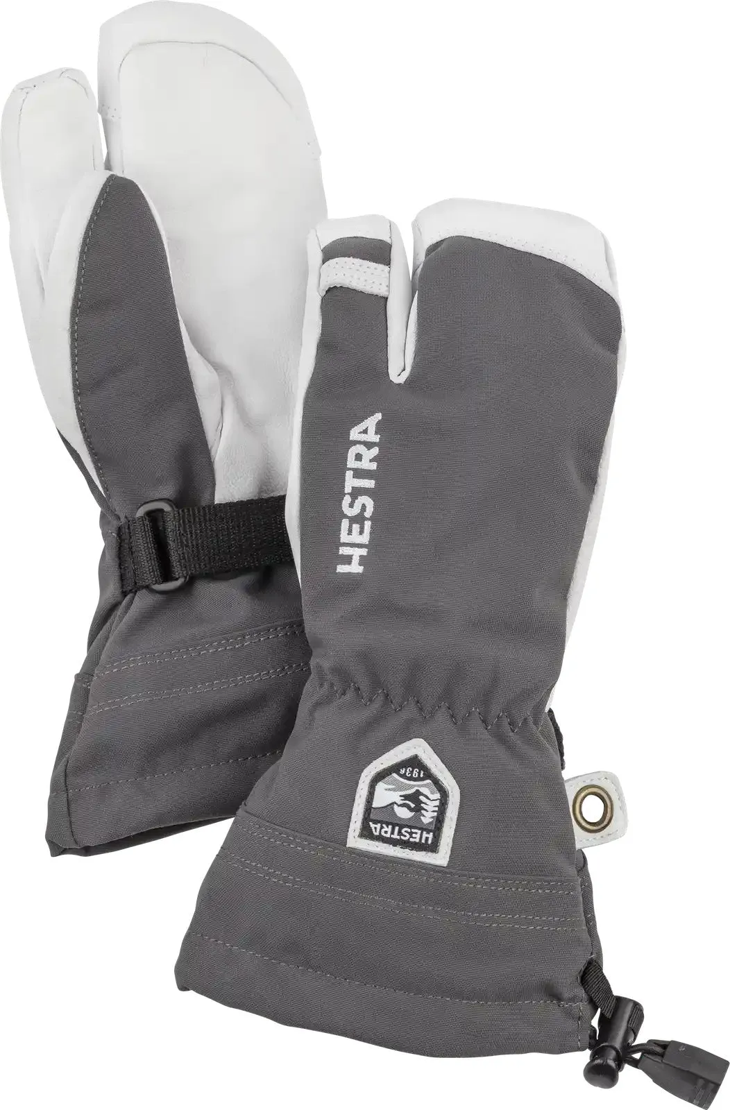 Hestra Army Leather Heli Ski Jr. 3-Finger Gloves