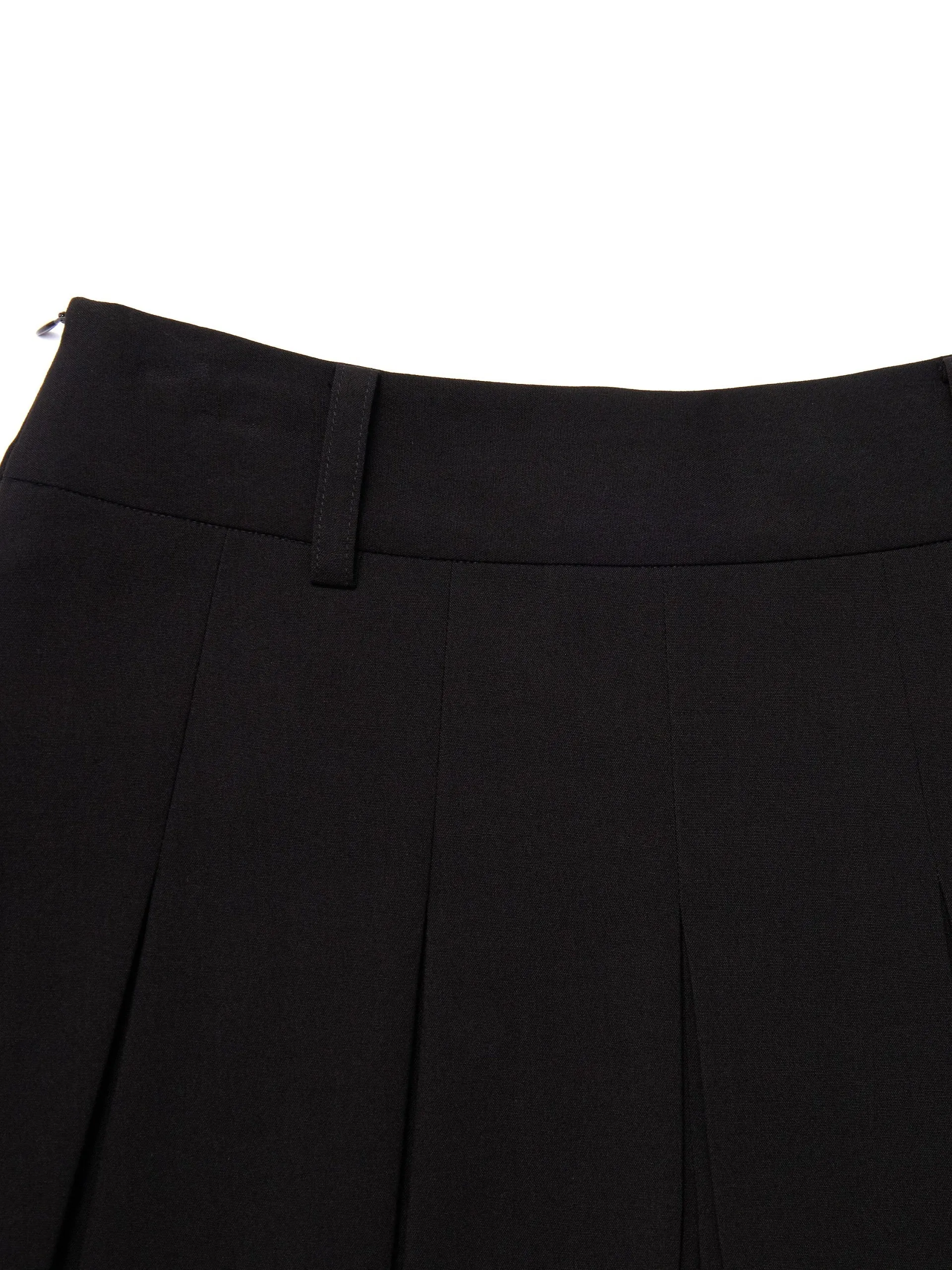 High Waist Pleated Culottes