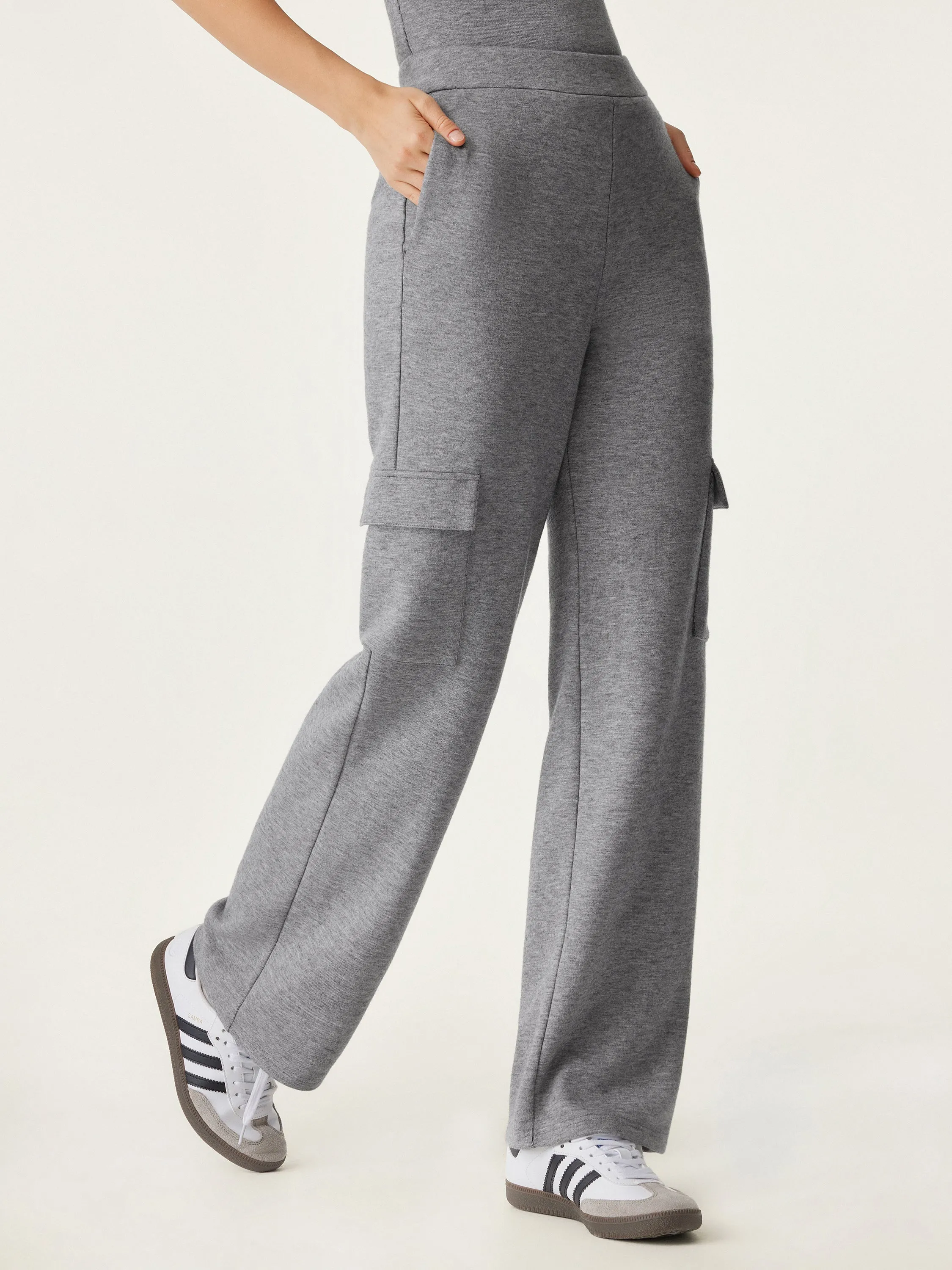 High Waisted Classic Straight Cargo Pant