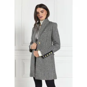 Holland Cooper Kempton Ladies Tweed Coat - Houndstooth