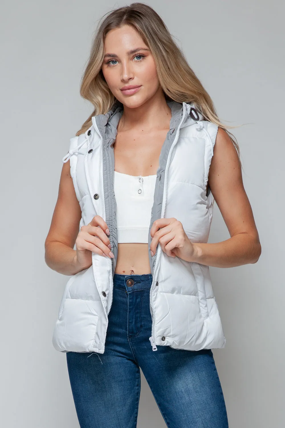 Hooded Zip Vest