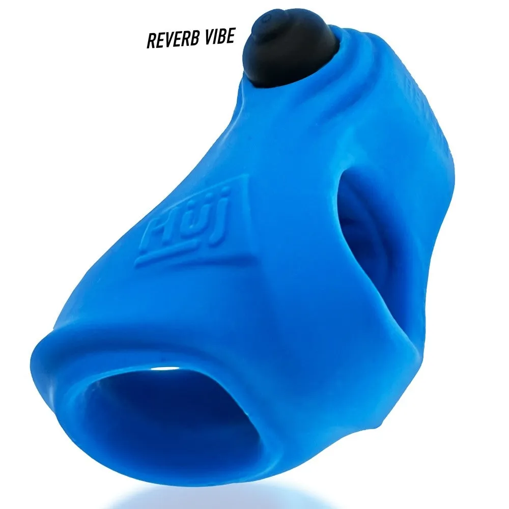 Hunkyjunk Revsling Cock & Ball Sling with Bullet Vibrator Teal