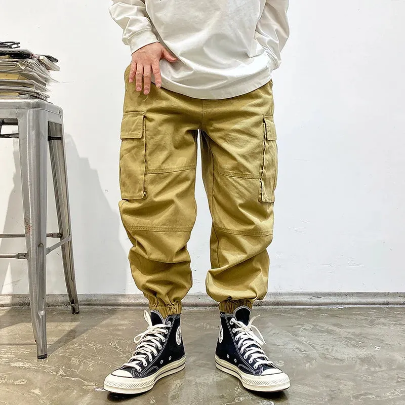 Japanese Streetwear High Quality Cargo Pants - Casual Tactical Jogging Pants