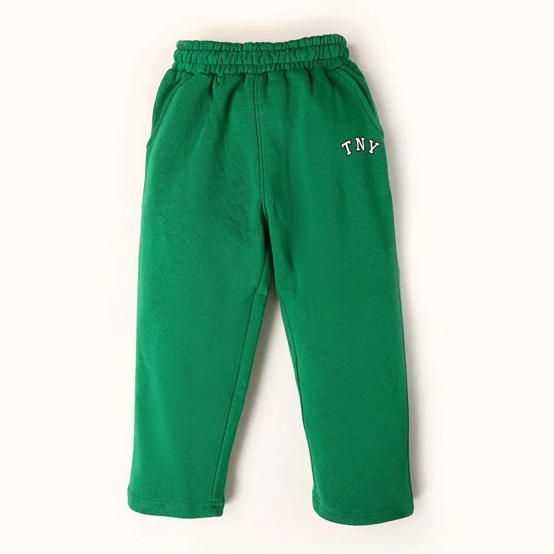 Jingle Green Relax Fit Fleece Trouser