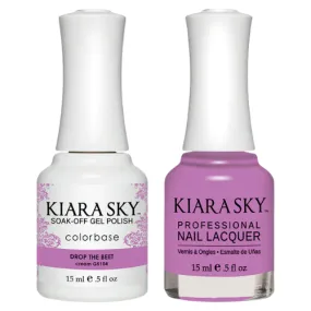 Kiara Sky All-in-One Gel   Polish Duo - 5104 Drop The Beet