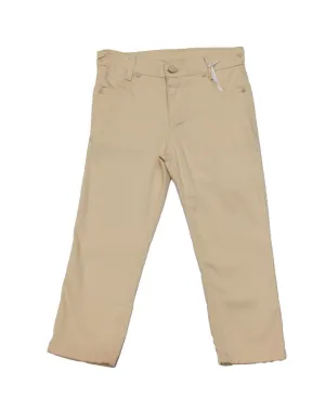 Kiddie Couture - Boys Beige Slim Fit Pants