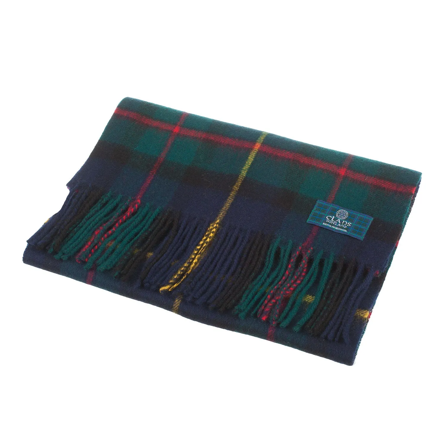 Lambswool Scottish Tartan Clan Scarf  Macleod Of Harris