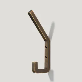 LEVI Square Hook - Antique Brass