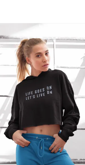 Life Goes On, Let's Live On : BTS - Winter Crop Hoodies