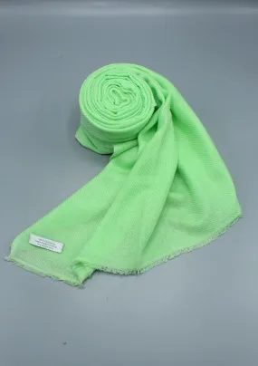 Lovely Neon Green Pure Pashmina Shawl