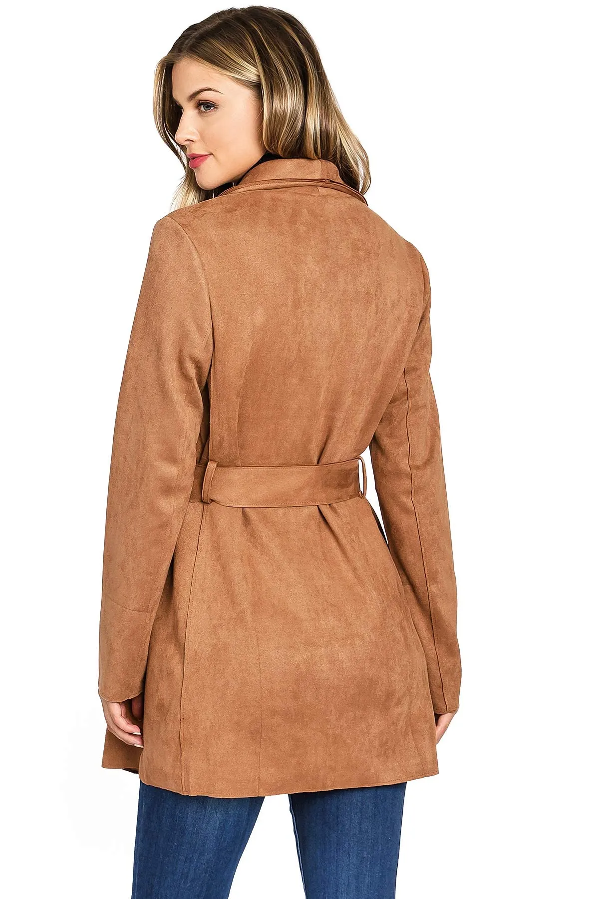 Madrid Faux Suede Coat