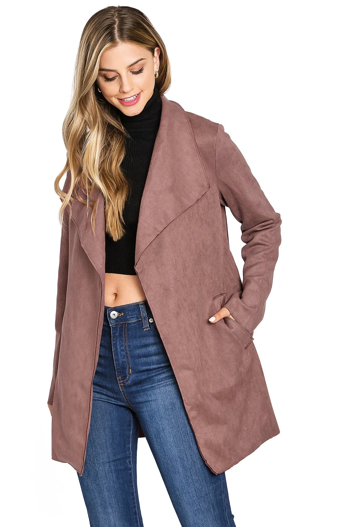 Madrid Faux Suede Coat