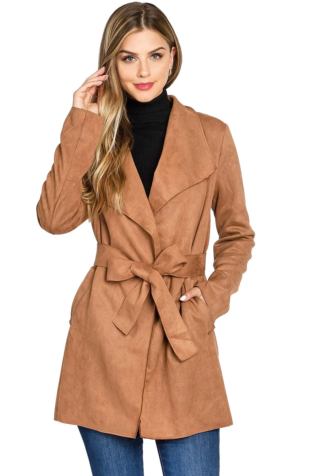 Madrid Faux Suede Coat