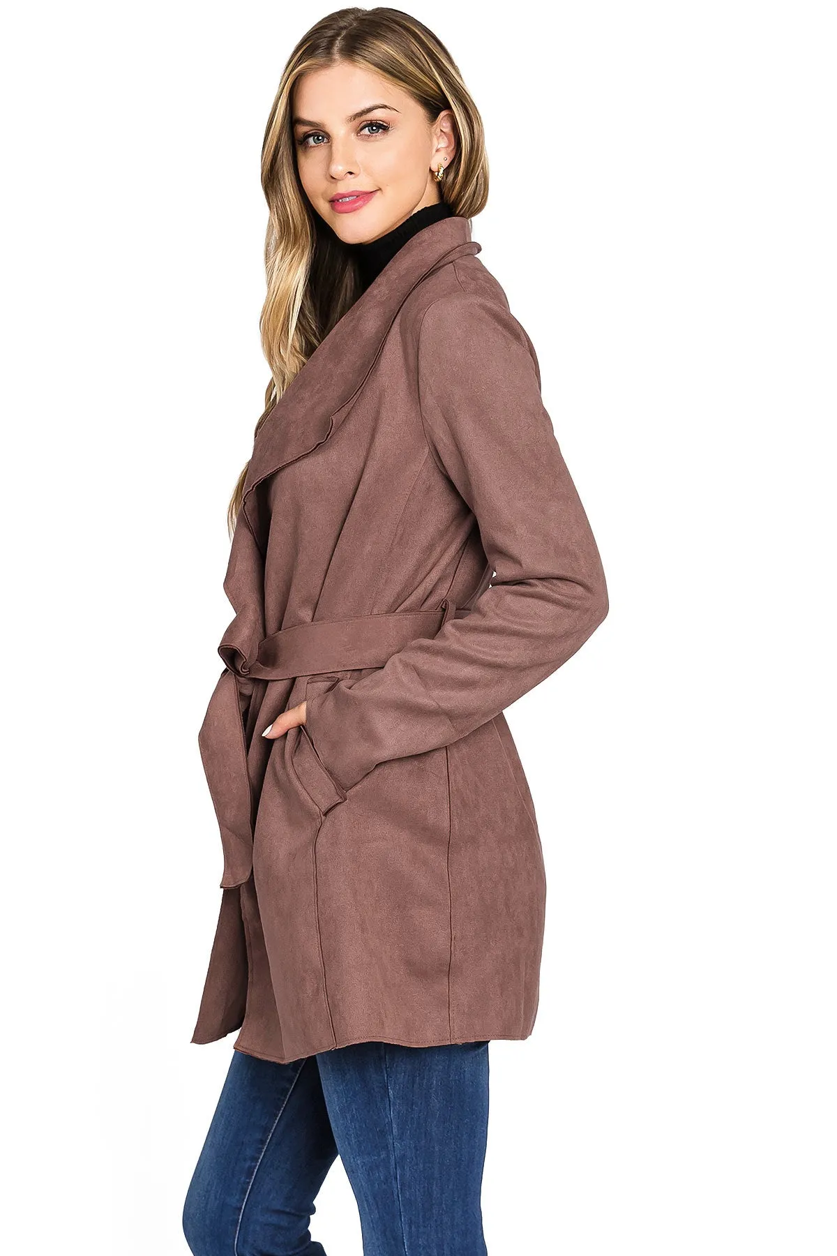 Madrid Faux Suede Coat