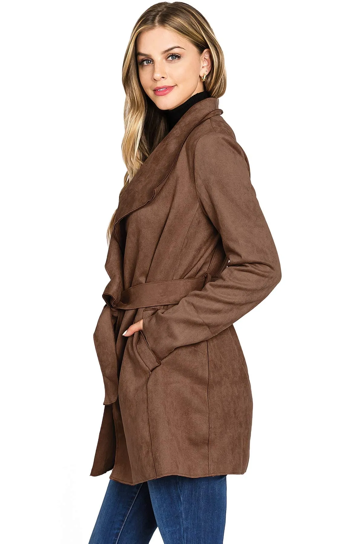 Madrid Faux Suede Coat