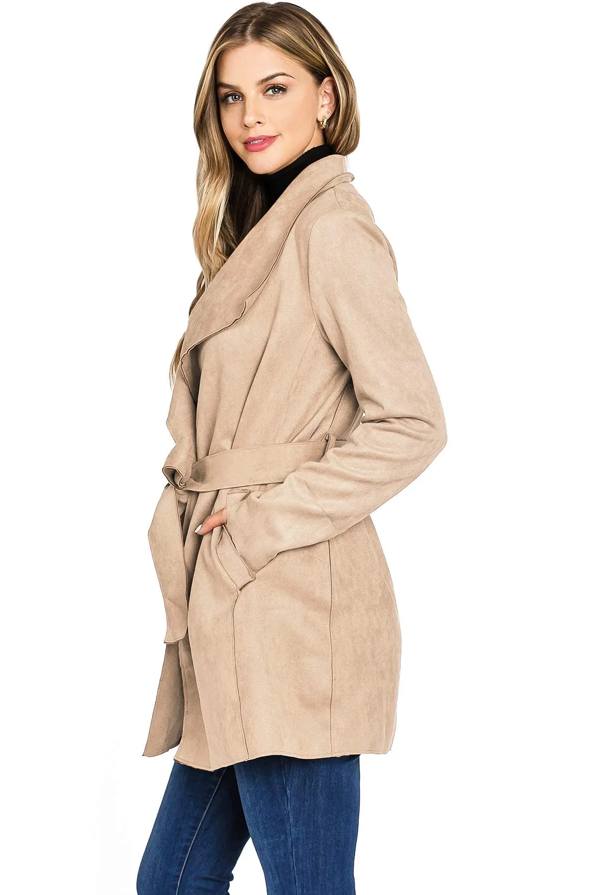 Madrid Faux Suede Coat