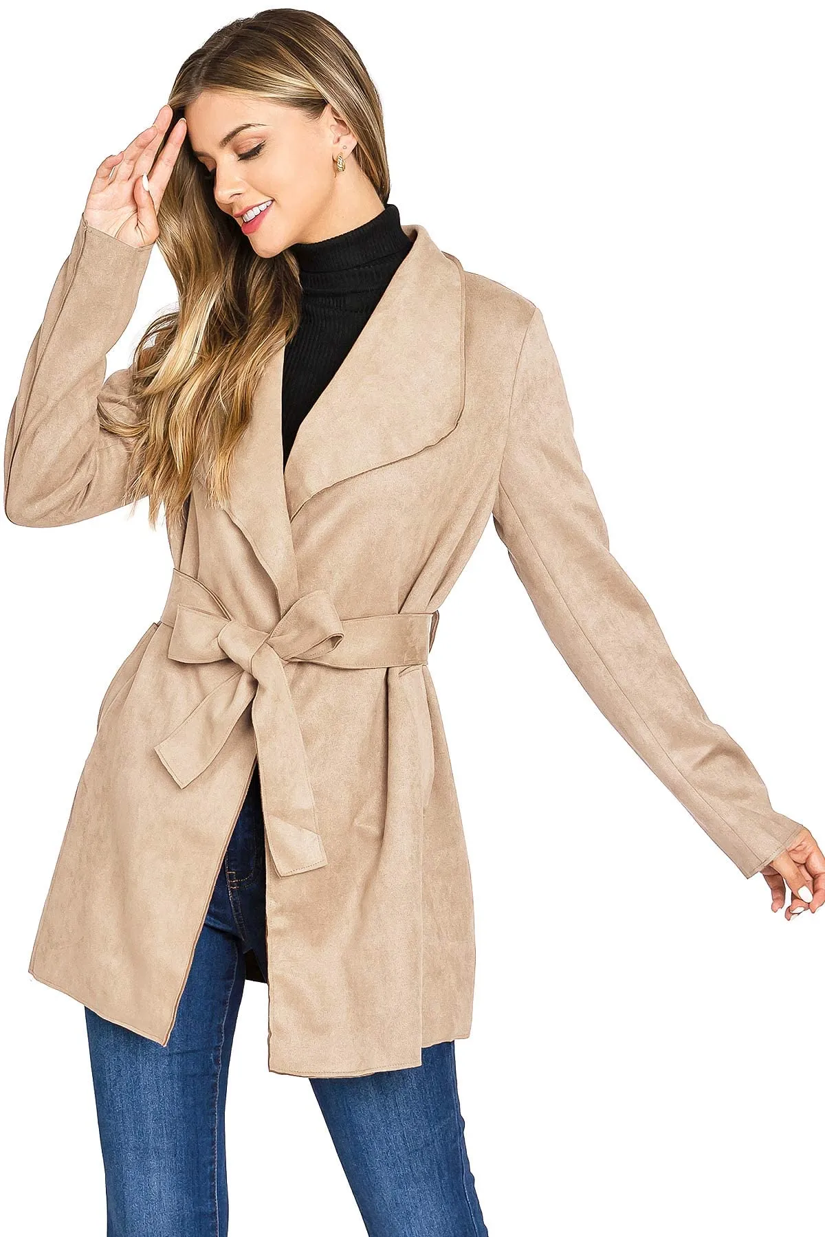 Madrid Faux Suede Coat