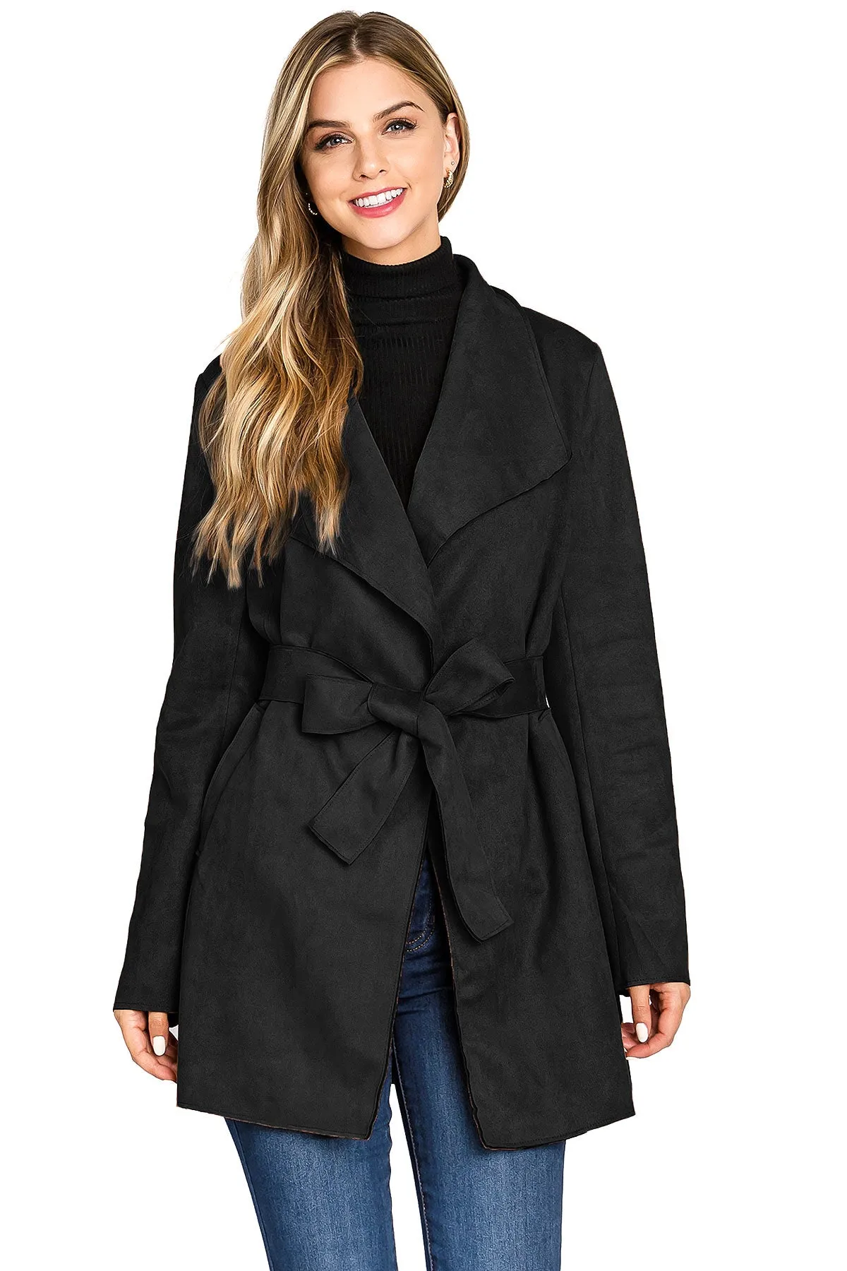 Madrid Faux Suede Coat