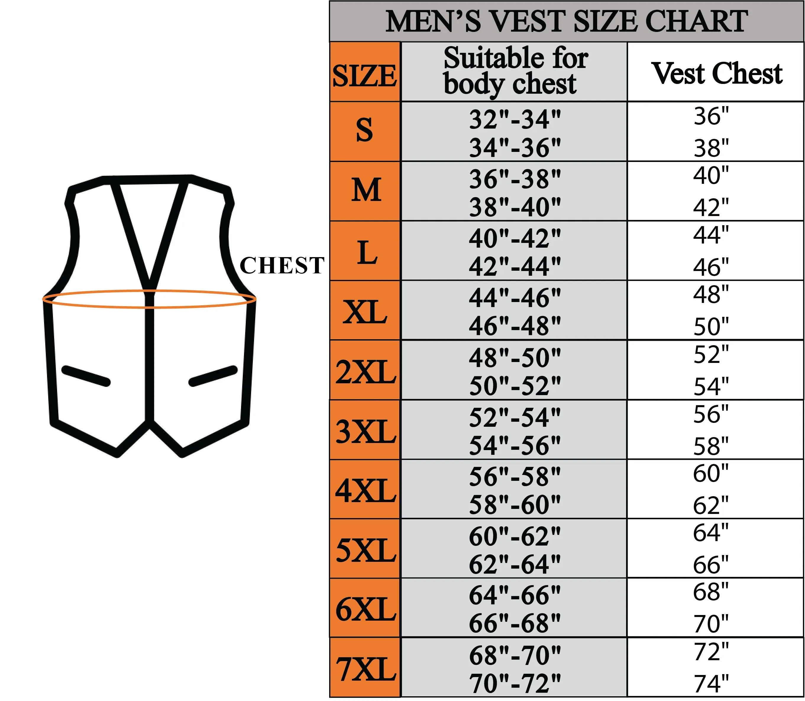 Mens Black Leather Vest