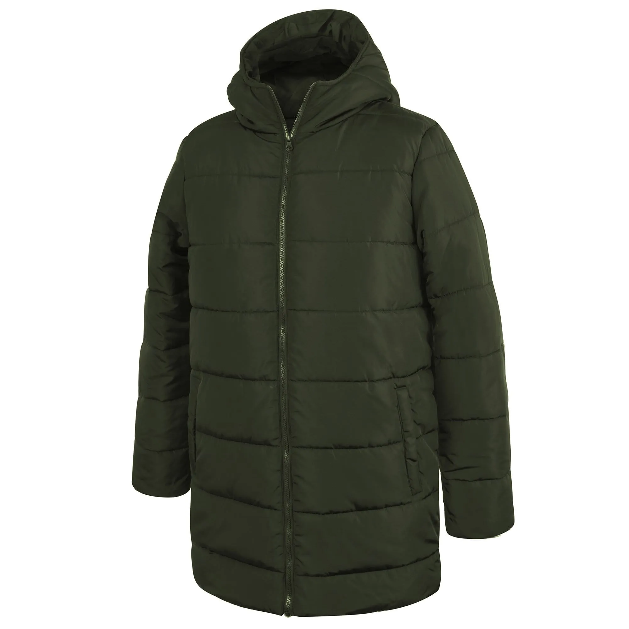 Men's Hooded Puffer Winter Coat - 3 Colors