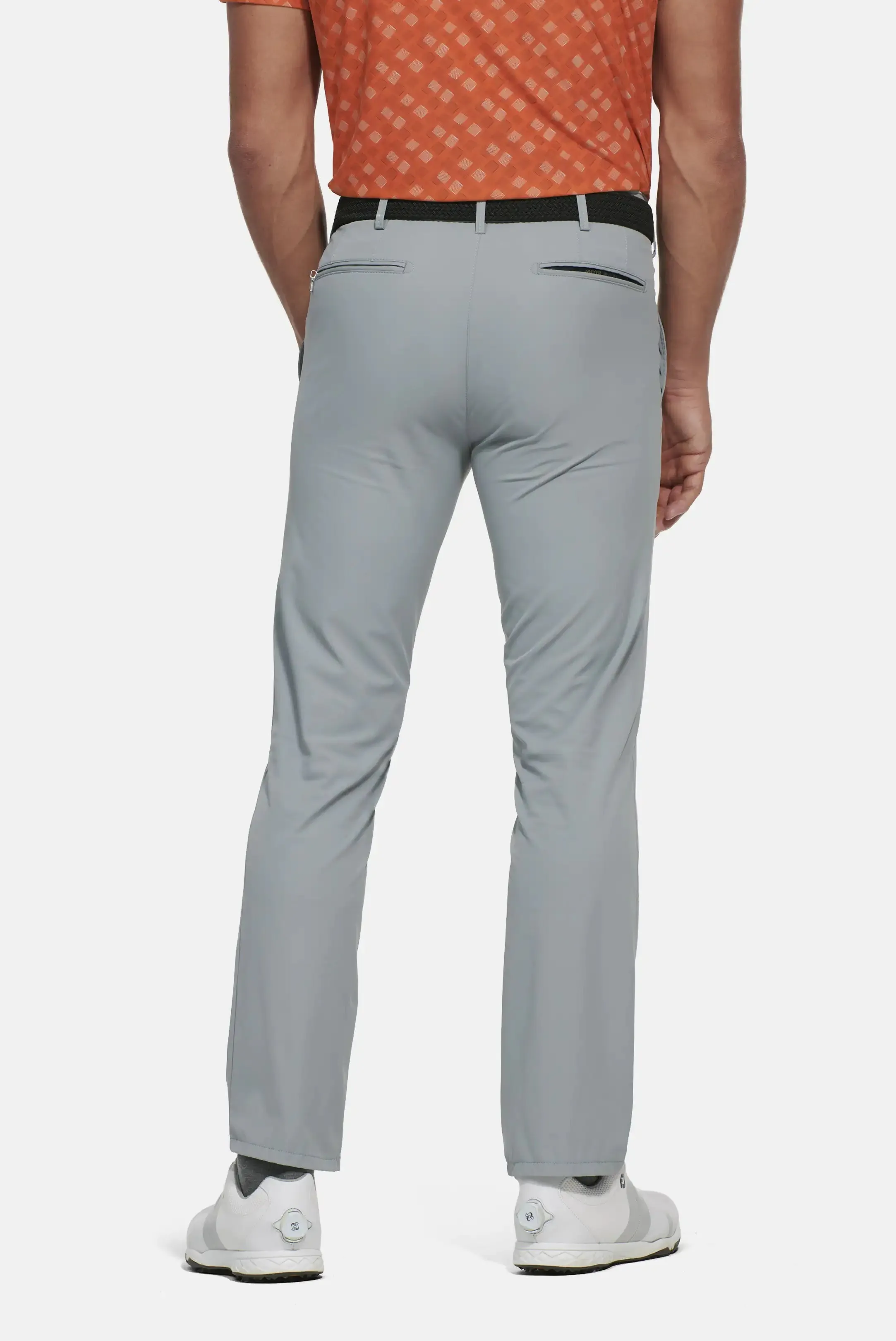 MEYER Golf Trousers - Augusta 8070 High Performance Chinos - Grey