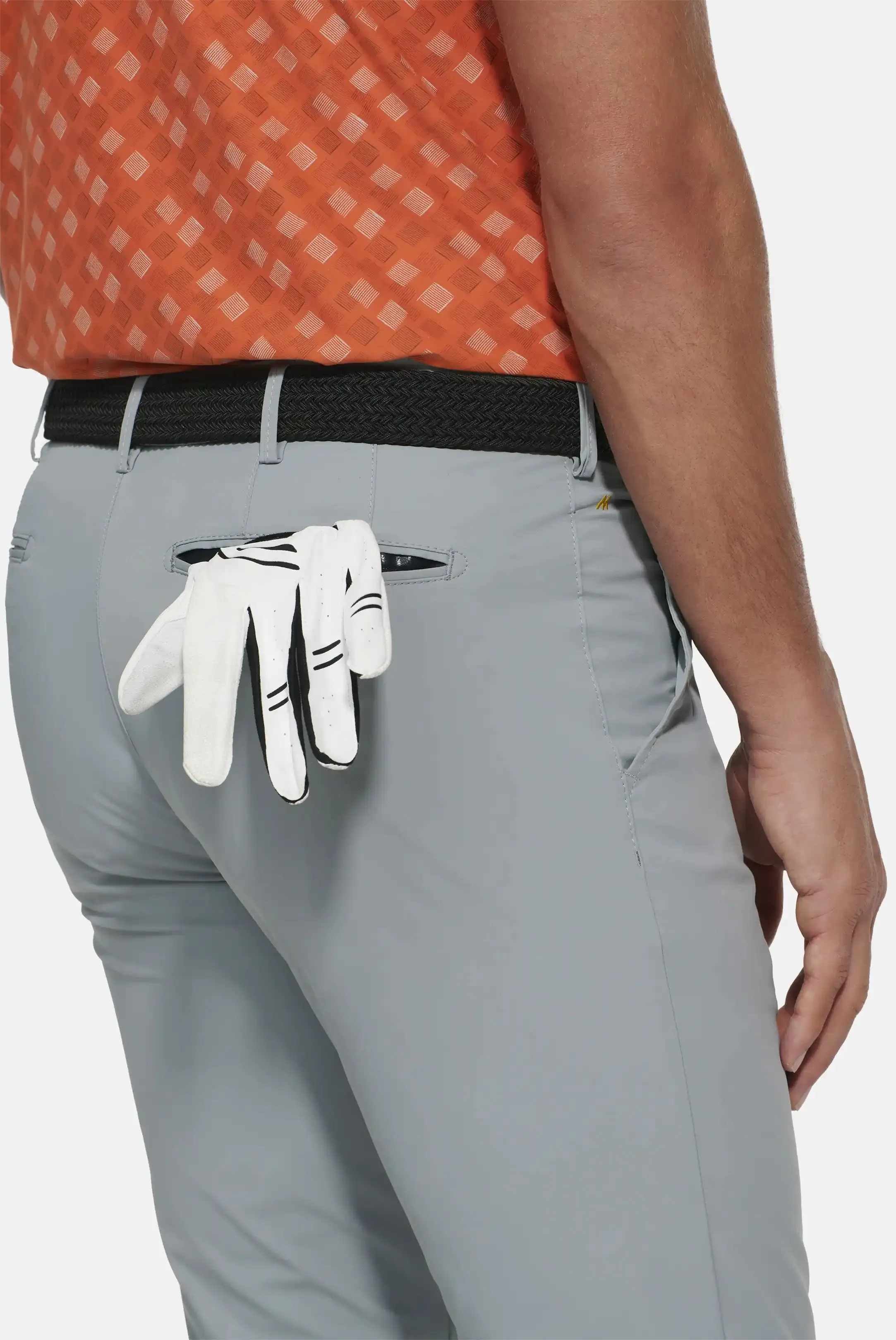 MEYER Golf Trousers - Augusta 8070 High Performance Chinos - Grey