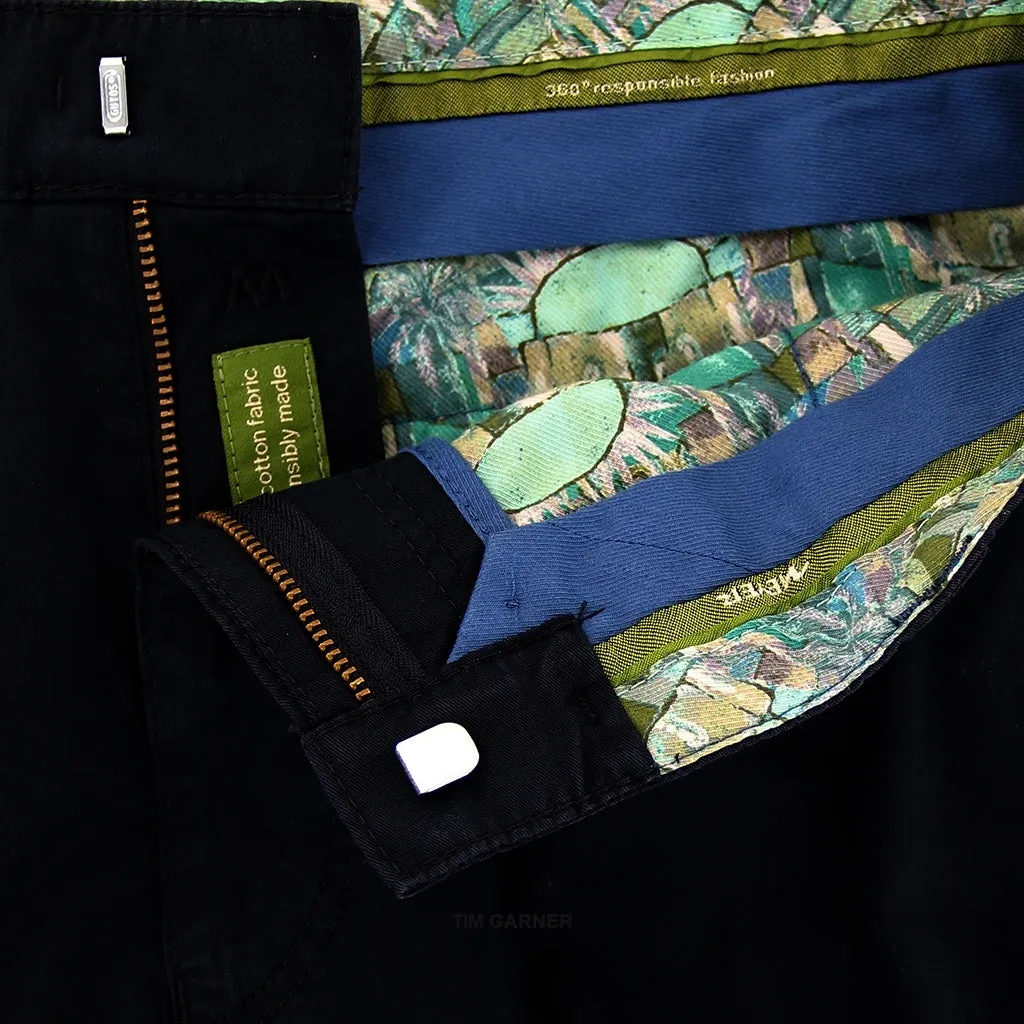 Meyer -Rio Cotton Trouser - Navy