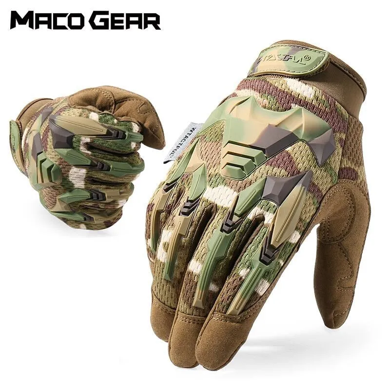 Military style gloves for Airsoft, Bicycle, Outdoor, Paintball