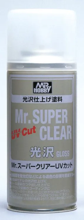 Mr. Hobby B522 Mr. Super Clear UV Cut Gloss Top Coat Spray Paint 170ml