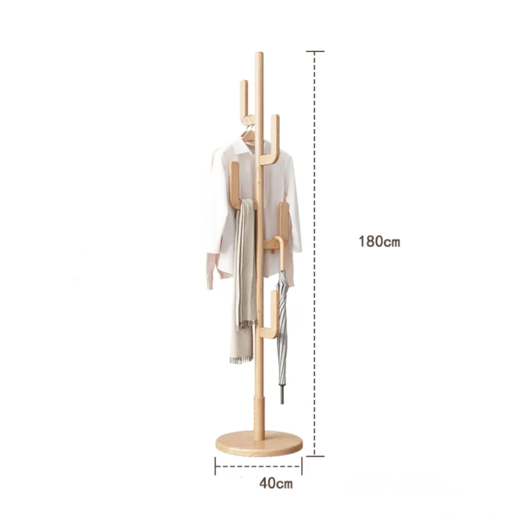 Nala Freestanding Wood Coat Rack