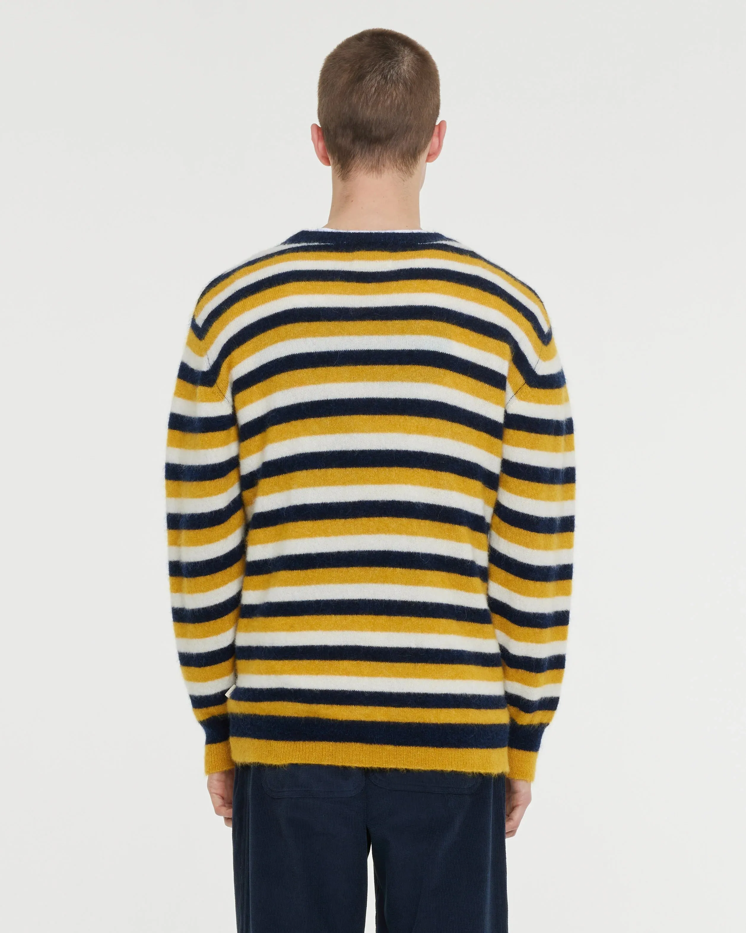 National Park Striped Sweater - Yellow