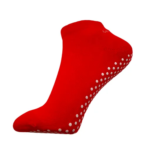 Non Slip Ankle Socks in Red