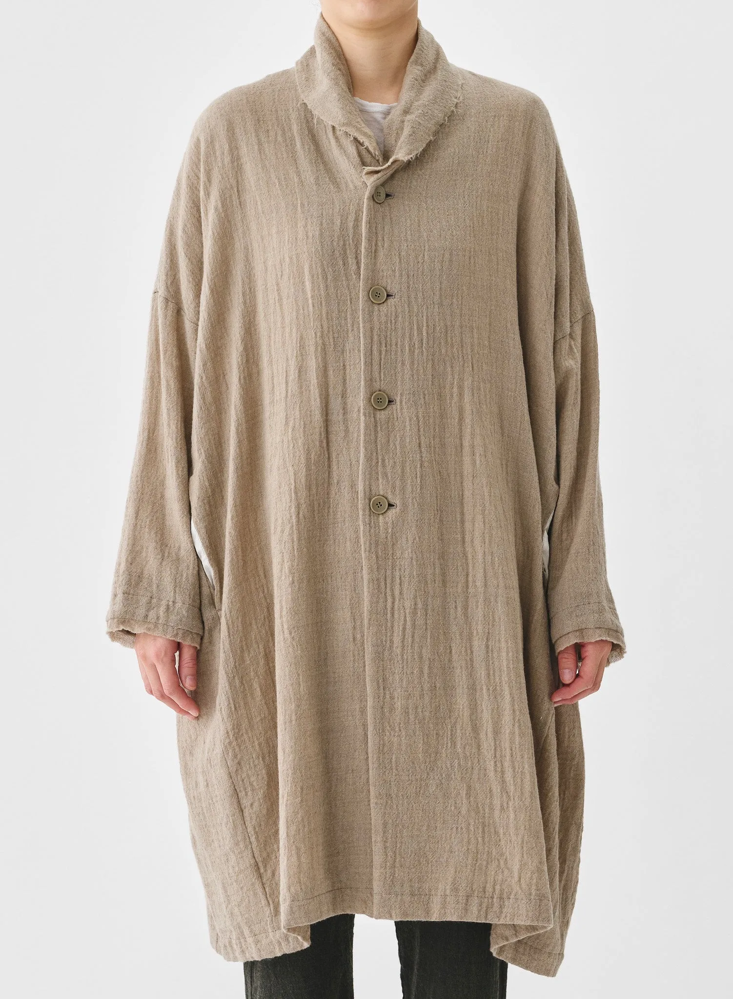 Pas De Calais - Soft Wool Duster Coat