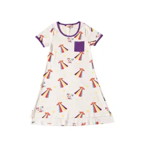 Peace & Love A-Line Short Sleeve Dress