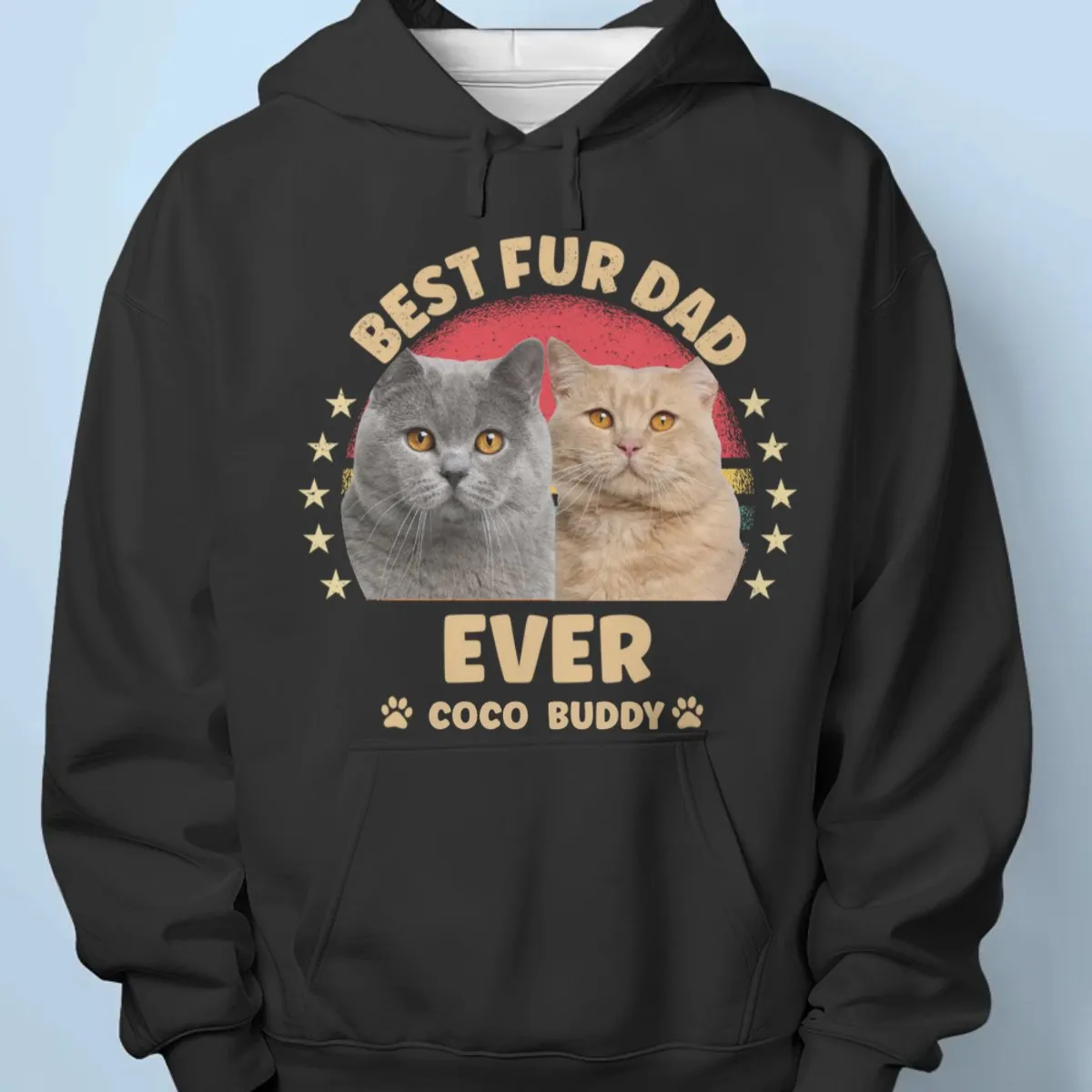 Pet Lovers - Custom Photo The Animals Are Right Here - Dog & Cat Personalized Custom Unisex T-shirt, Hoodie, Sweatshirt - Father's Day, Gift For Pet Owners