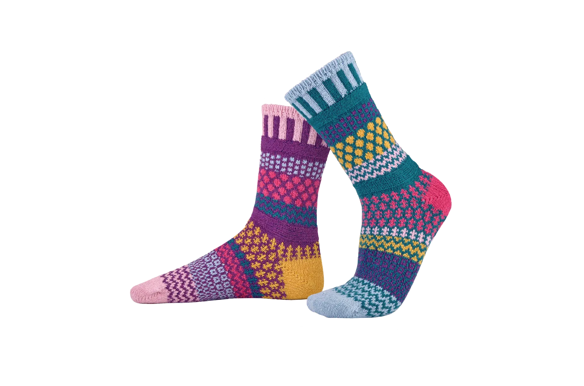 Petunia Recycled Cotton Crew Socks