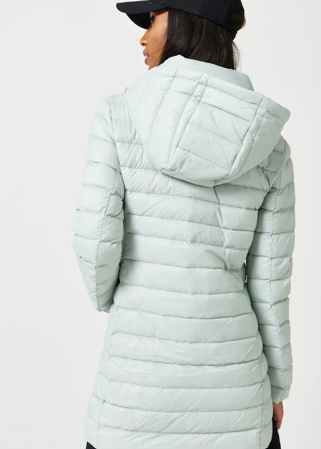 Pistachio Duck Down Puffer Coat