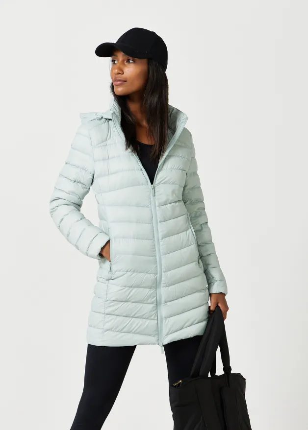 Pistachio Duck Down Puffer Coat