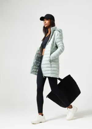 Pistachio Duck Down Puffer Coat