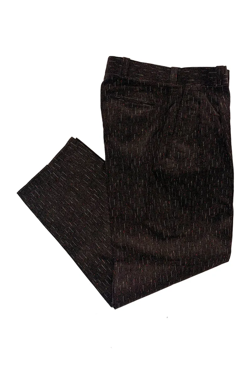 Print Corduroy 2Tack Work Trousers