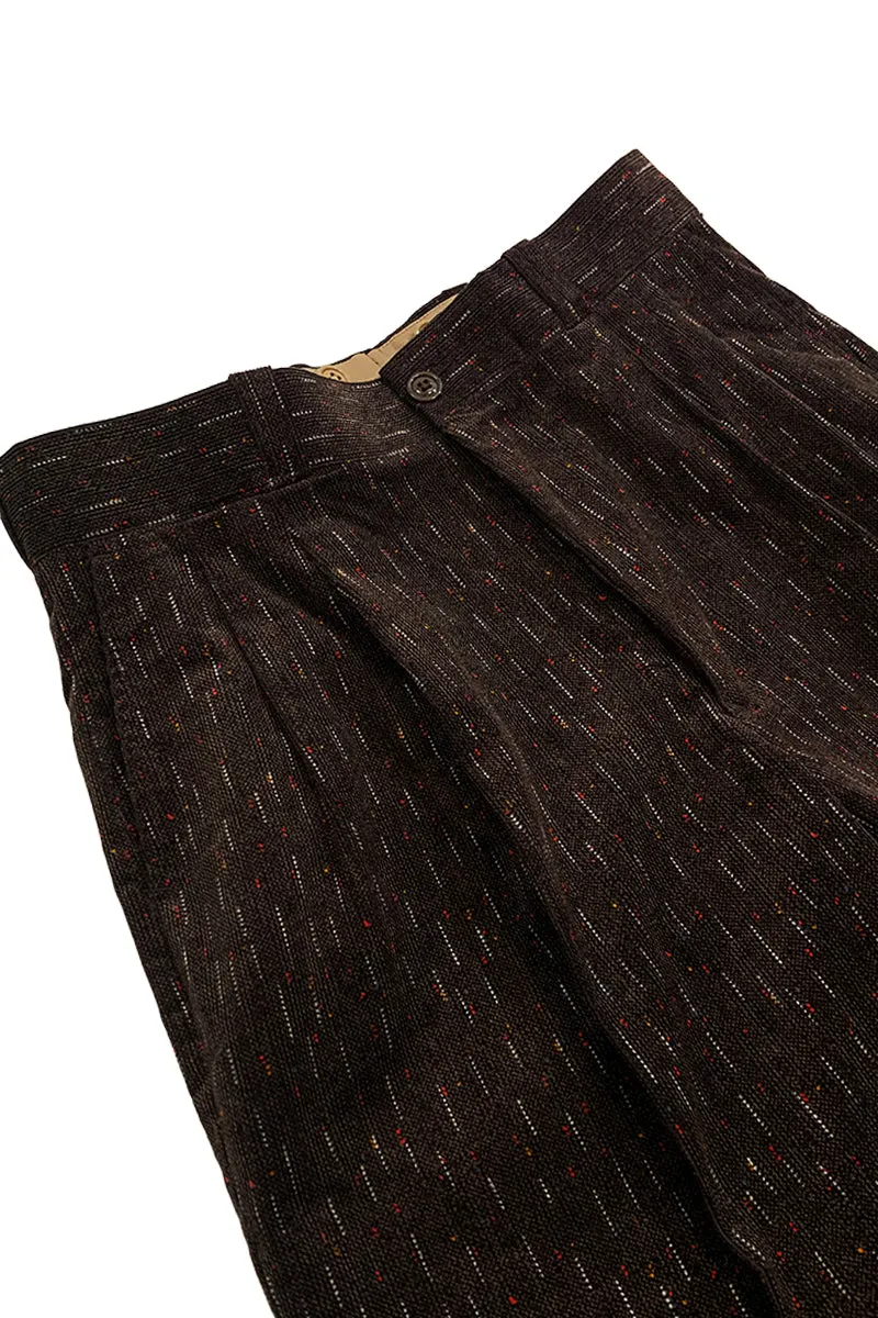 Print Corduroy 2Tack Work Trousers