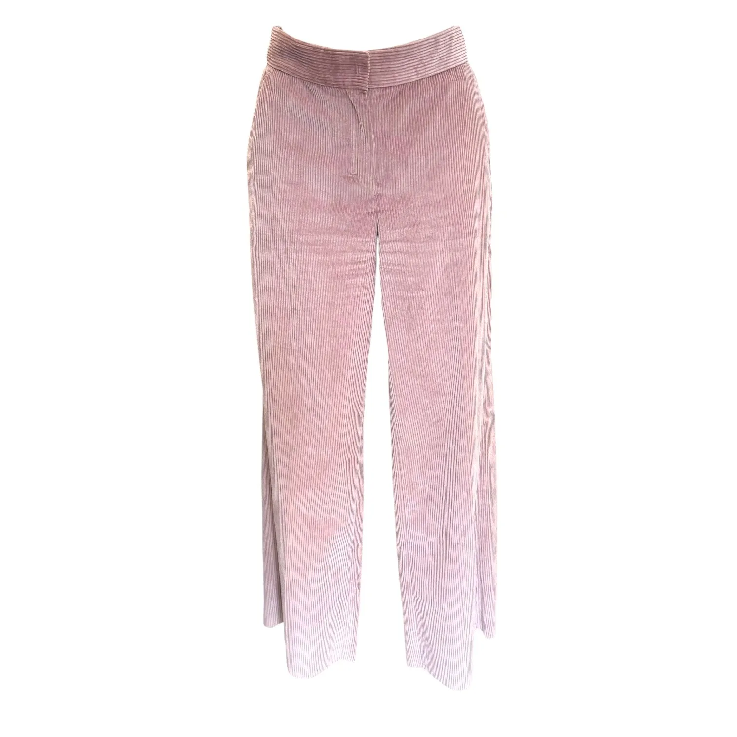 'S Max Mara Pink Cord Trousers - 10