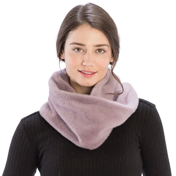 Scarf infinity women's faux fur