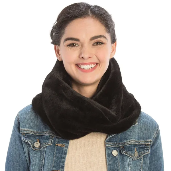 Scarf infinity women's faux fur