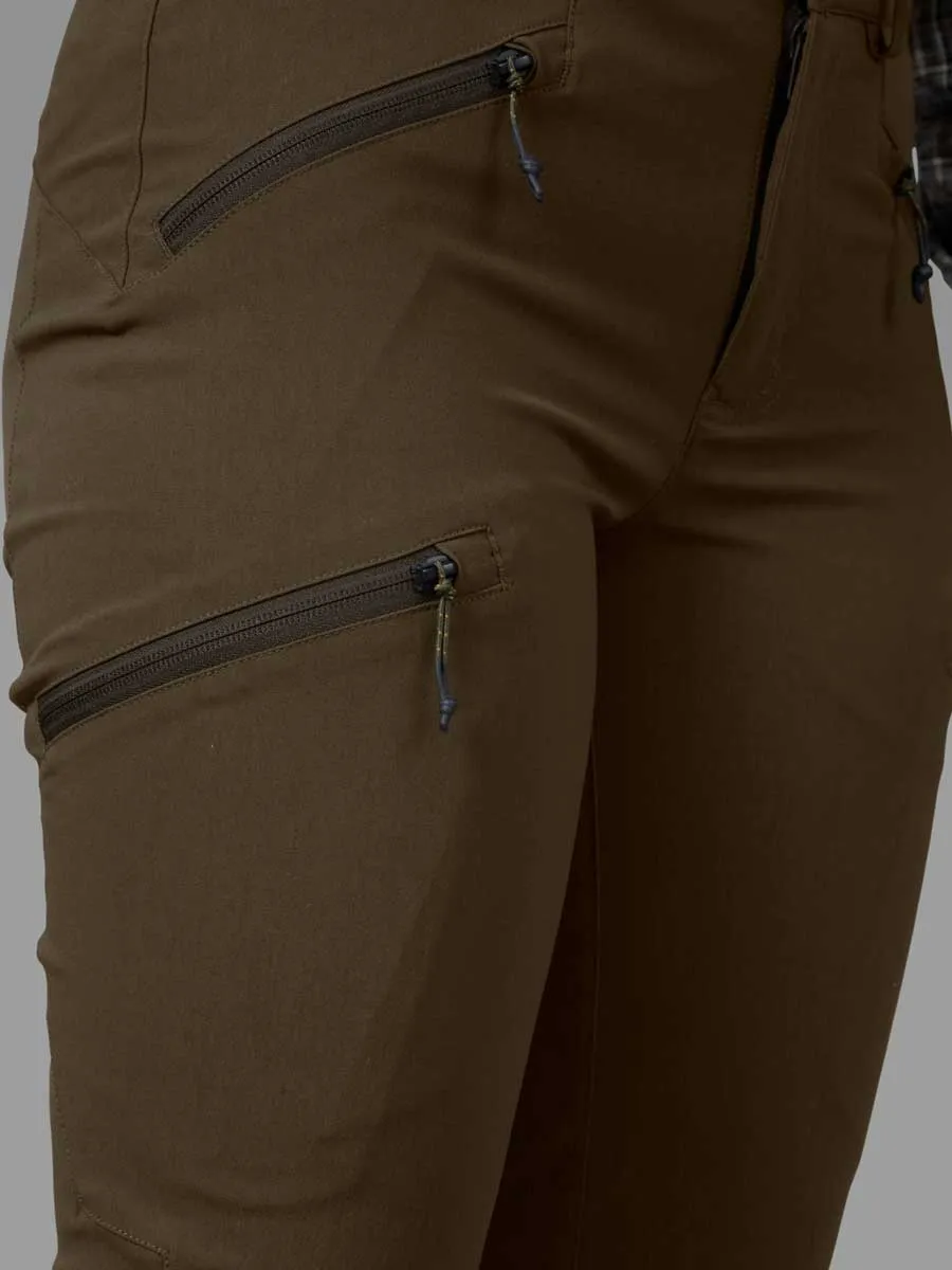 SEELAND Larch Stretch Trousers - Ladies - Pine Green