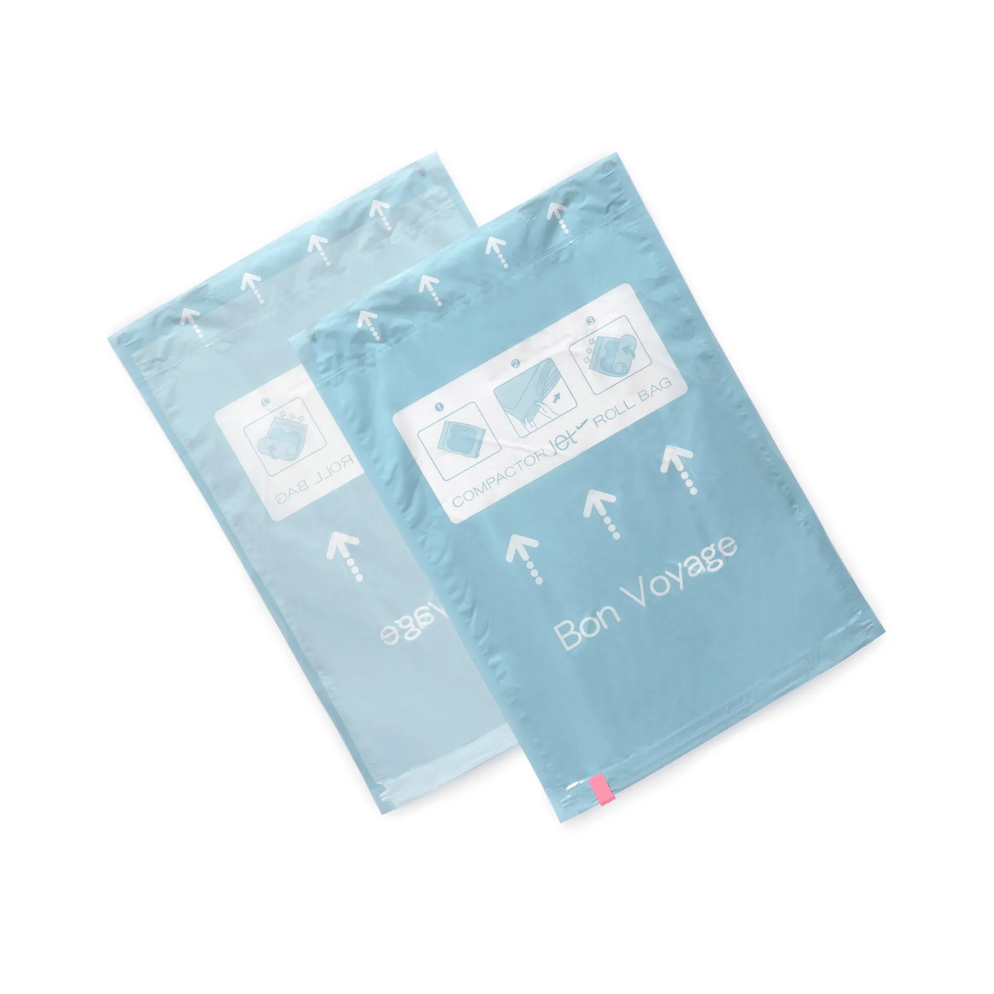 Set Of 2 Travel Roll Vacuum Bags - Small