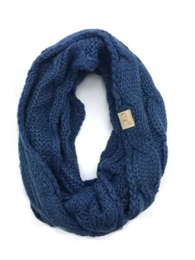 SF-800-KIDS DARK DENIM INFINITY SCARF