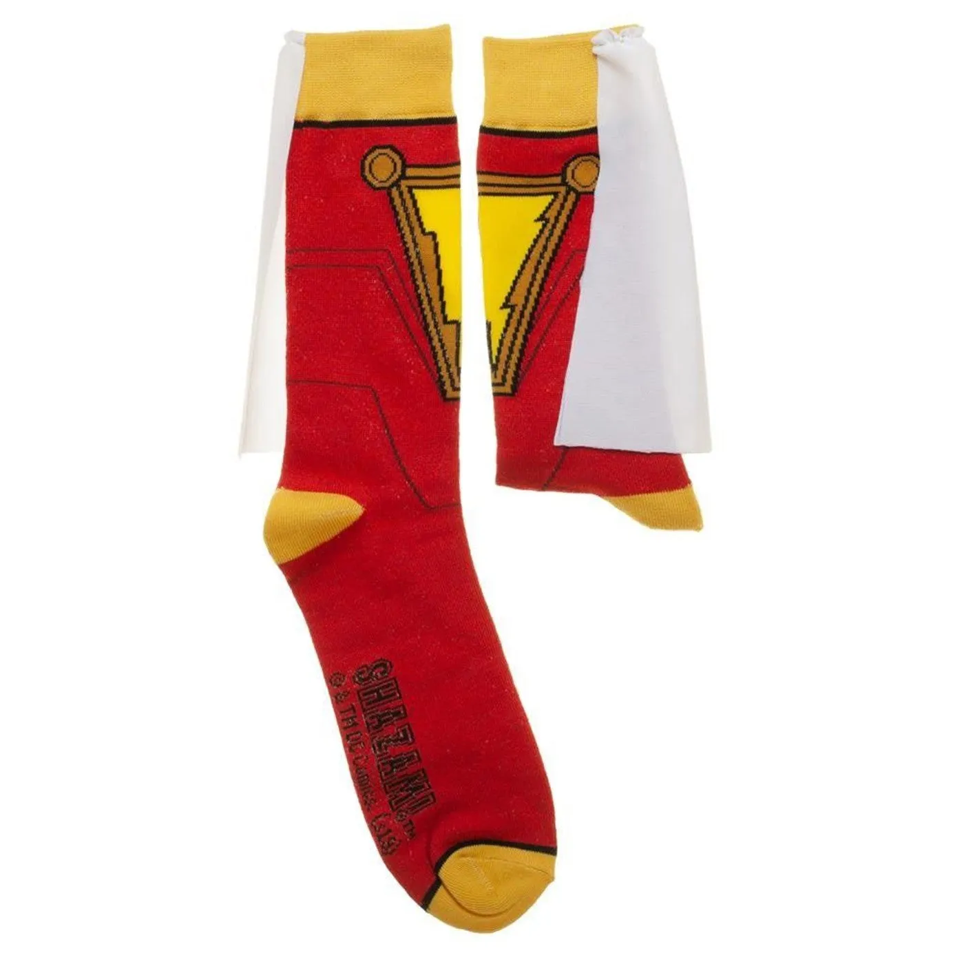 Shazam Movie Caped Costume Socks